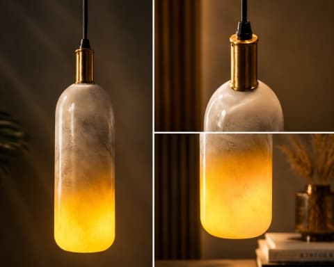 NIMBUS ALABASTER PENDANT LAMP — alternate view