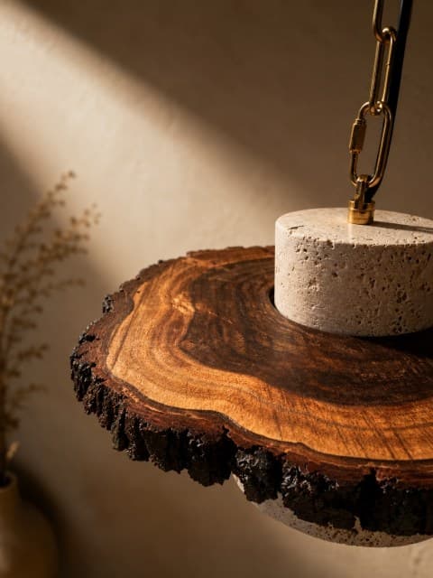 The TerraWood Pendant — alternate view