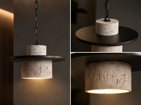 HaloStone Pendant Light — alternate view